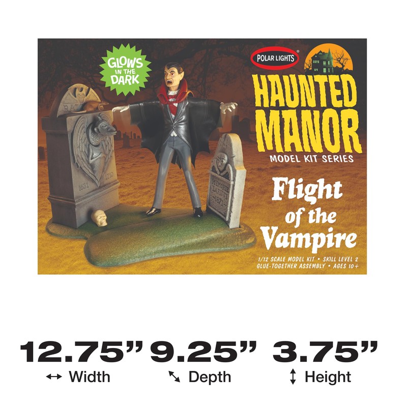 Polar Lights POL977/12 1/12 Haunted Manor: Flight of The Vampire