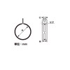 KITACO 0900-995-10090 Stainless Steel Muffler Band for φ90, 1-Piece, General