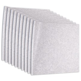 Set of 10 Replacement Filters for Limodor Limot Fan Compact 60, 60-30, 100-238 x 238 mm/Filter Thickness Approx. 17 mm - Bathroom Fan Dust Filter for F/M Item No.: 00070