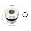 PATIKIL M10*1.25 Internal Hex Head Pipe Fitting Plug, 3 Pack