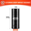 BLACKROBOT 1/2 Inch Drive 6-Point Deep Socket, 15/16 inch Deep