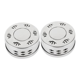 SAFIGLE 2pcs Moxa Box Steel Moxibustion Therapy with Temperature Control for Body Care Durable and Convenient Moxa Heat Tank for Targeted Relief Hips Feet Waist and Stomach