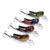 Kisangel 4pcs Simulation Fishing Baits Realistic Lure for Crucian Carp