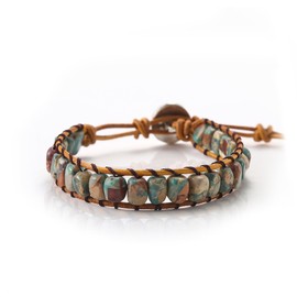 Natural Stone Bracelets, 3 To 6'' Gemstones Beaded Stretch Bracelet Healing Crystal Bracelet Inspirational Bracelets Yoga Bracelet Natural Stones for Natural Life Gifts