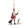Shoeless Joe Santa on a Paddleboard Christmas Tree Decoration