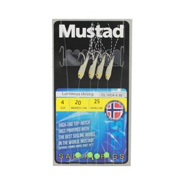 Mustad Feathers: Luminous Shrimp Size 4