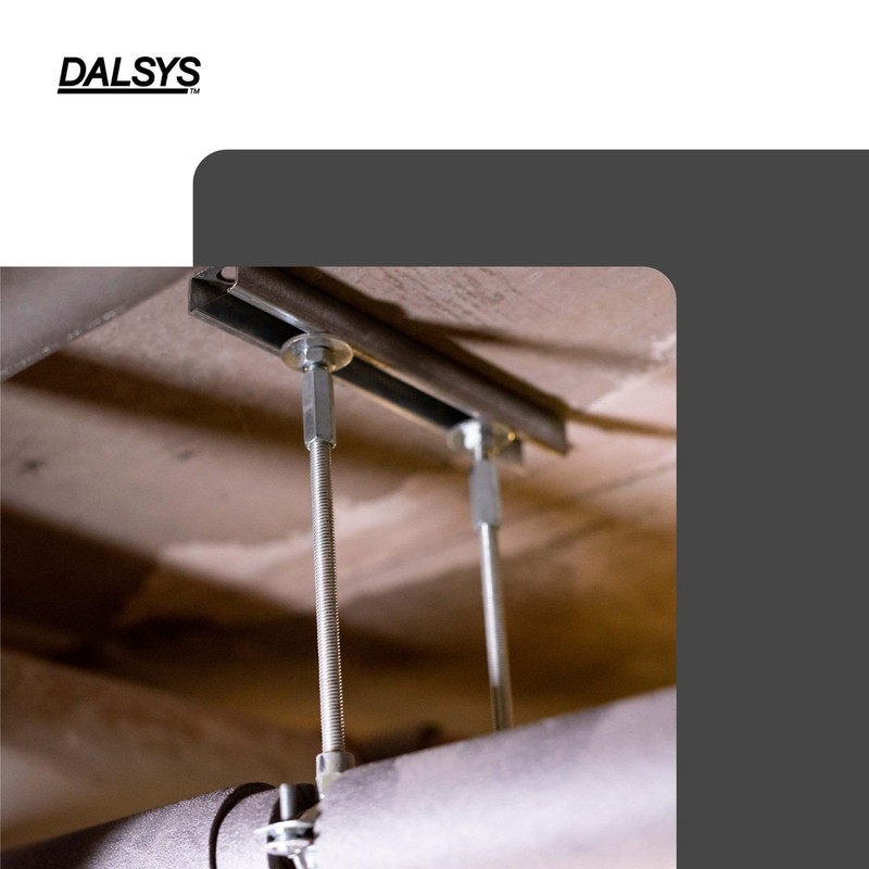 Dalsys Pack of 100 Silver Mounting Rail Brackets 38-40 Galvanised
