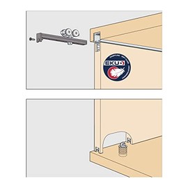 HAWA Clipo 36 HM IS Sliding Door Fitting for 1 Sliding Door (Inner Front) up to 36 kg