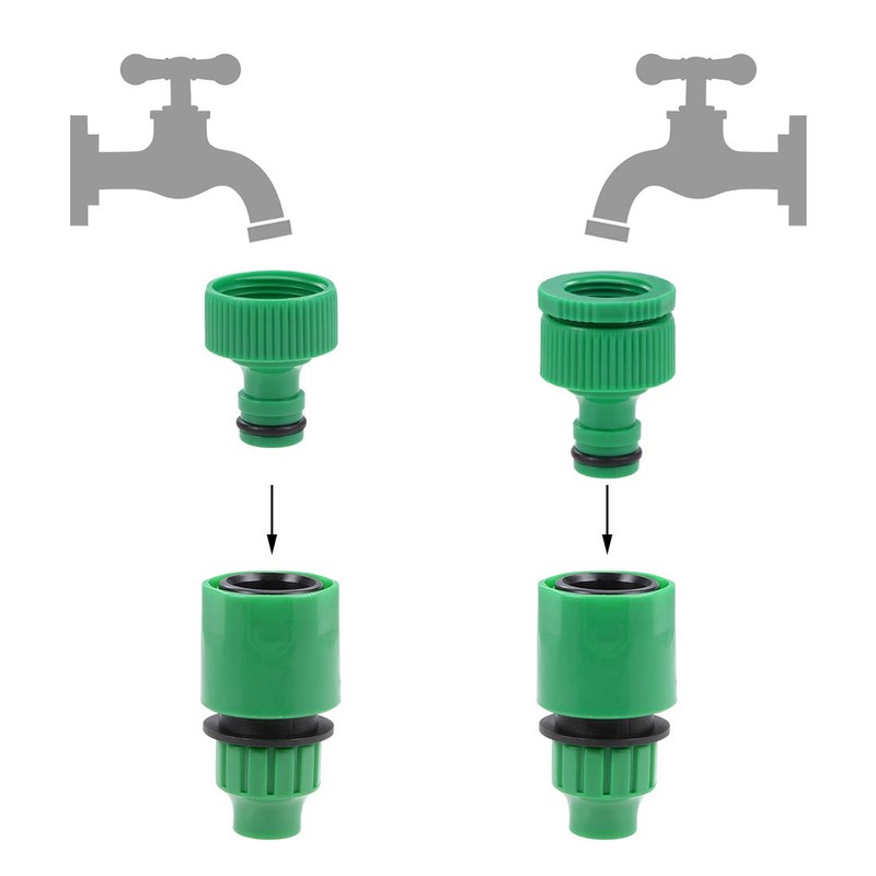 sourcing map Quick Connector Hose Pipe Adapter Fitting 4mm Inner