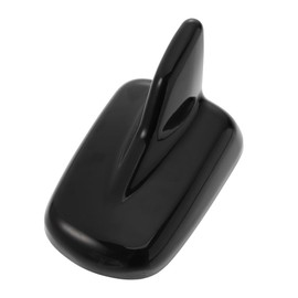 X AUTOHAUX Vehicle shark fin roof antenna cover trim decoration black glossy