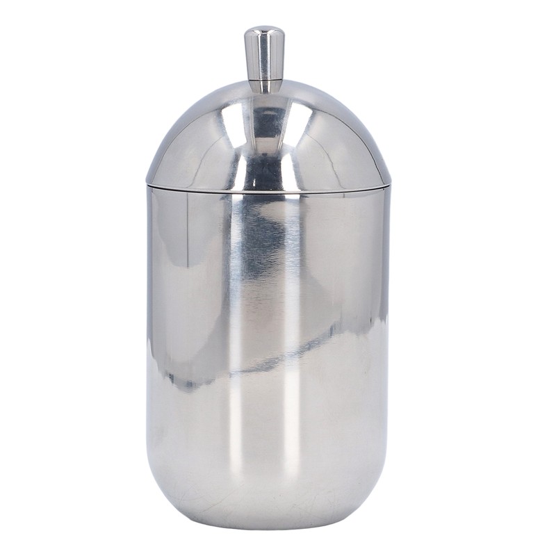 Cotton Swab Holders 304 Stainless Steel Light Luxury Dustproof Cotton