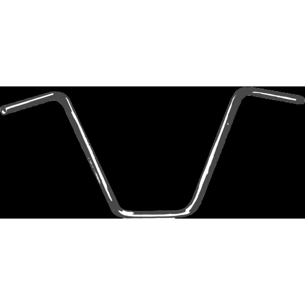 FIRE POWER F Power 1" HANDLEBAR APE HANGER 12" RISE