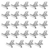 Kesote 24 Pcs Bulldog Clips Metal Locking Clips Silver 31mm