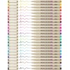 Attom Tech Art 24 Colors 05 Micro Fineliner Pens Fine