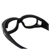 Birdz Eyewear Swallow Fit Over Padded Motorcycle Safety Glasses Black