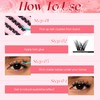 GEMERRY MHL-01 Volume Eyelash Extensions, 8-16 mm, Cluster Lashes, Individual