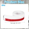 PATIKIL Door Draft Stopper, 2 Pack 3.3FT Silicone Under Door