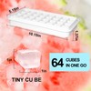 Ice Cube Trays for Freezer, Ice Cube Bin Scoop Trays,