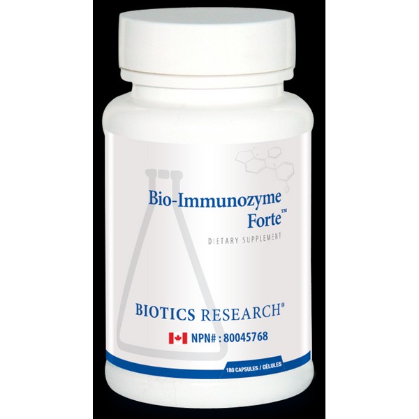 Biotics Research Bio Immunozyme Forte 180 Capsules