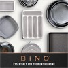 BINO Plastic Storage Containers, Small - 4 Pack THE LUCID