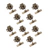 Unbranded 10Pcs Cabinet Catches Cupboard Stop Closer For Wardrobe Hardware