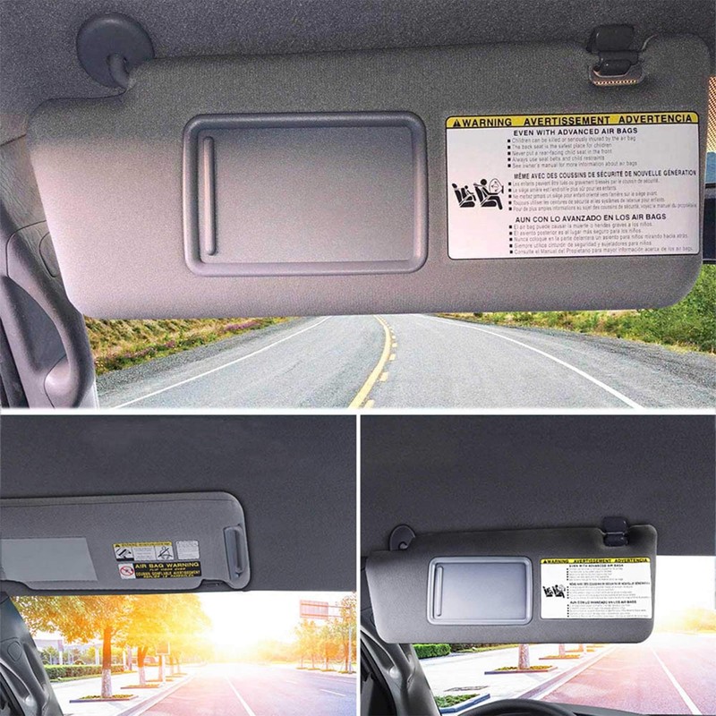 Dasbecan Left Driver Side Sun Visor Compatible with Toyota Tacoma