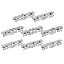 uxcell Carbon Steel Sliding Patio Door Roller Assembly with Ball Wheel Bearings for Glass Door, Pack of 8