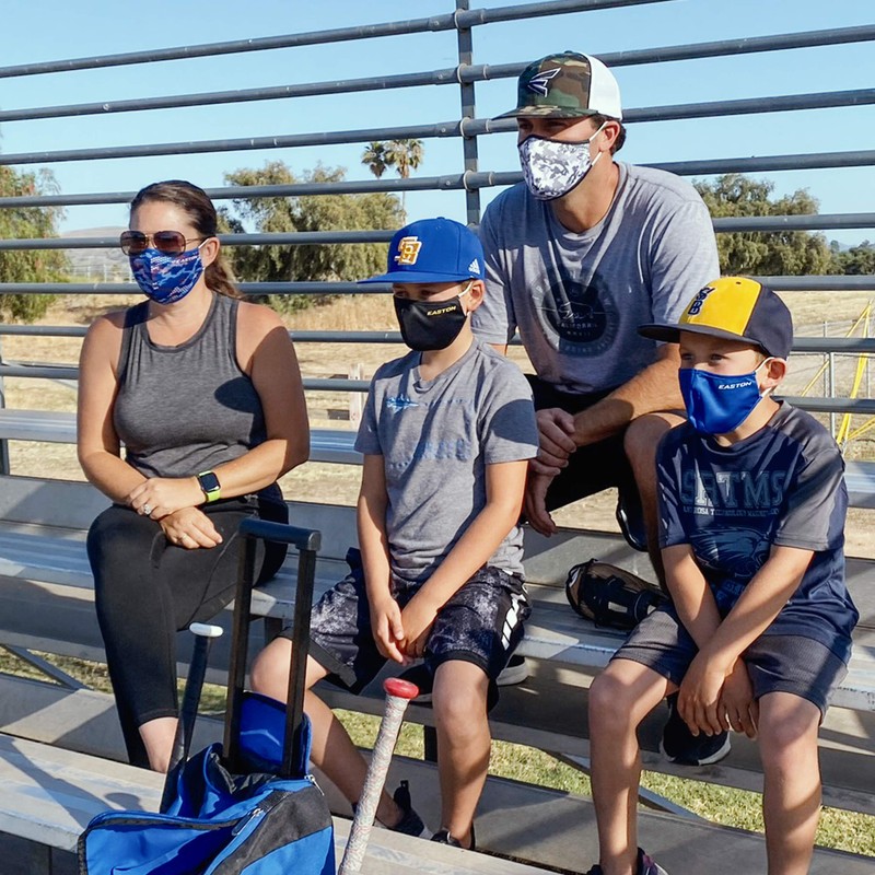 Easton Sports Mask, Stars and Stripes, with Reversible Navy (8073079)