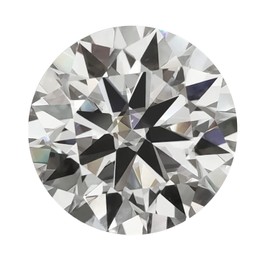 LETMEXC Real D Colorless Moissanite Loose Gemstone Lab Diamond VVS1 Clarity Round Brilliant Cut For Jewery Making With GRA Certificate (1.5)