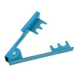 Operitacx Durchstechzange Trimmen Zweig arrangieren Gartenschere für schwere Arbeiten Hecke blumenarrangement blumenverpackung Blattdornentferner Rosenstielreiniger Schmiedeeisen Sky-Blue