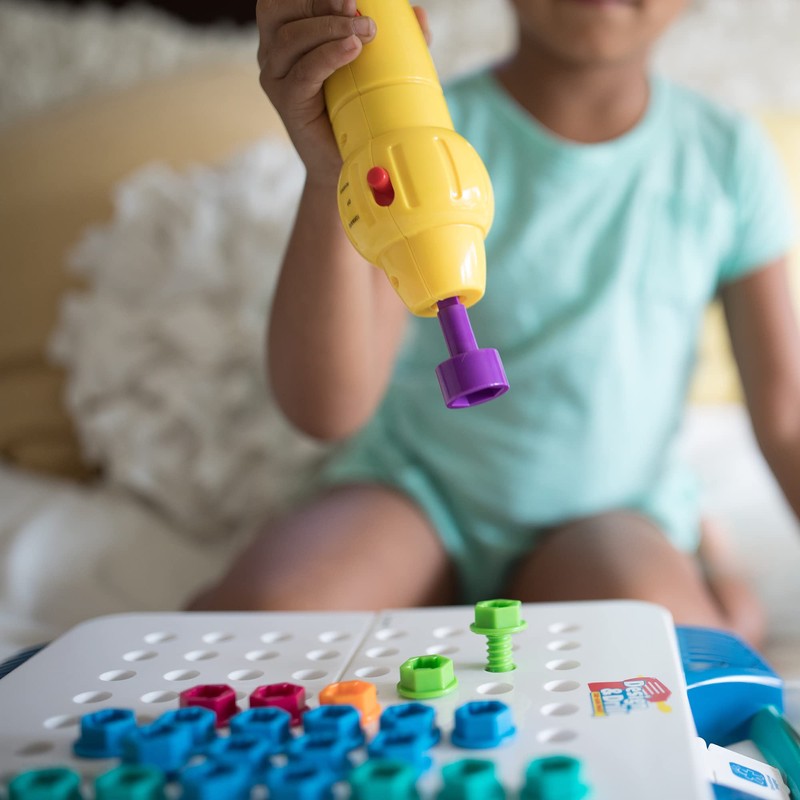 Educational Insights Design & Drill Take-Along Toolkit - Construction Toys