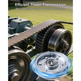 2Pcs Idler Pulley Fit for King Kutter 164090 RFM Series 4' 5' 6' Finish Mower, Lawn Tractor Deck Belt Pulley