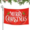 Generic Christmas Garden Flag - Dual-Sided Merry Christmas Flags Decorative,