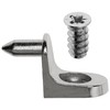 Shelf Brackets, Pack of 48, Angle Shelf Support with Pins