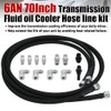 6AN 70" Transmission Fluid Oil Cooler Hose Line kit for