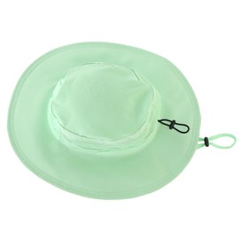 Connectile Safari Hat UPF 50+ Wide Brim UV Protection Hat for Kids, Toddler, Kindergarten or School Commute, Adjustable, green (mint green)