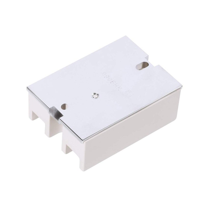 Hailege 2pcs SSR-60DA Solid State Relay Single Phase Semi-Conductor Relay