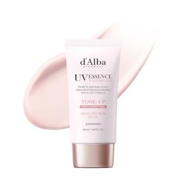 d'alba Piedmont Waterfull Tone-Up - Suero protector solar de amplio espectro SPF 50 + protector solar coreano para cara, todos los tonos de piel (1.69