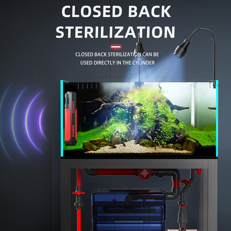 Aquarium Clean Light Back 180 Degree Lighting High Light Transmission