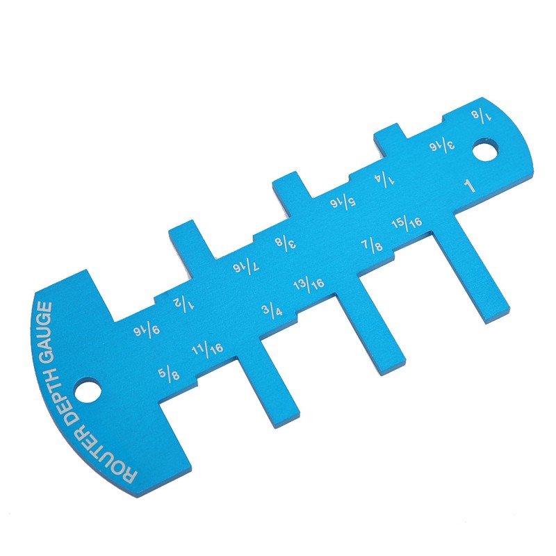 Table Saw Depth Measuring Ruler Aluminum Alloy Height Limit Gauge