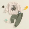 Toddler Boy Fall Winter Outfits Baby Clothes Cute Letter Long