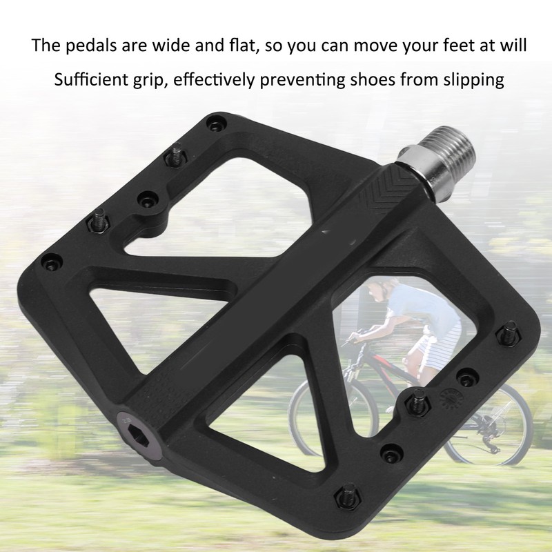 2Pcs Bike Pedals Good Airtightness Sufficient Width Good Grip Anti