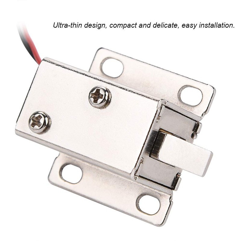 DC 12V Solenoid Electromagnetic Electric Lock, Widely Used Door Cabinet