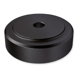 Dynavox piedini in alluminio midi, set di 4 unità, con ammortizzatori in gomma, max. 10 kg per piedino, ottimali per dispositivi HiFi e apparecchiature audio, anodizzato nero