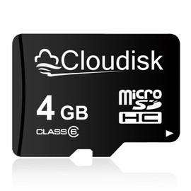 Cloudisk 4GB microSDHC Flash Memory Card MircoSD Card, C6