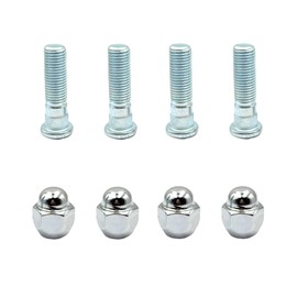 8 Pcs M12x1.50 Wheel Lug Nuts and Bolts Set Kit Compatible with Kia Sedona Forte Optima Sportage Soul Hyundai Sonata Elantra Tucson Santa Fe Genesis XG350 Replace#52950-14140 52950-M1000 610568