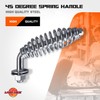 LavaLock 45 Degree Spring Handle with 1/2 inch Rod for