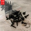 100er Packung schwarze Bohrschrauben 4,2x19 mm aus Stahl fosfatiert mit
