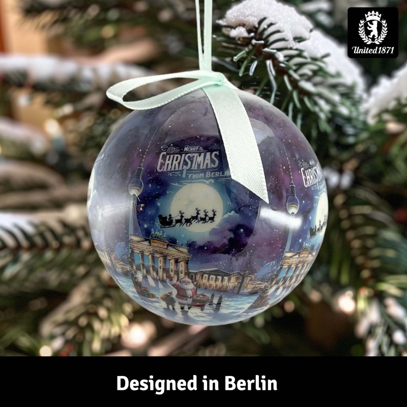 United1871 Berlin Souvenirs, Berlin Christmas Baubles (Set of 6) Christmas