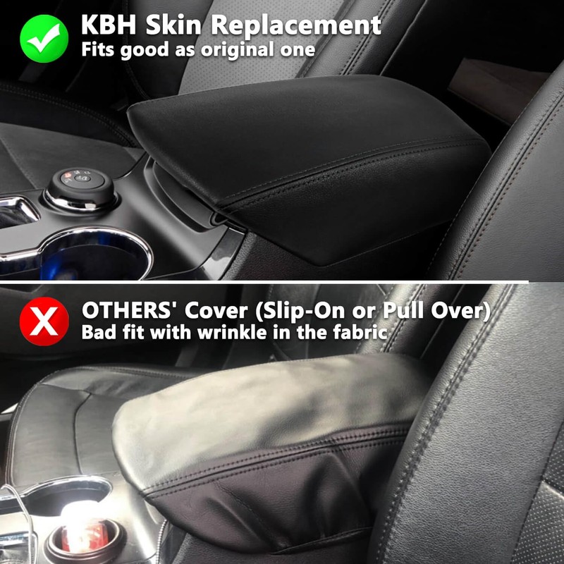 KBH Front Center Console Armrest Cover Replacement for Ford Explorer